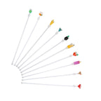 10PCS Cute Acrylic Cocktail Stirrer Stirring Mixing Sticks Cocktail Drink Mixer Bar SuppliesS