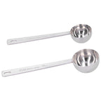 2Pcs 304 Stainless Steel Measuring Spoon with Long Handle Measuring Scoop for Milk Powder Tools