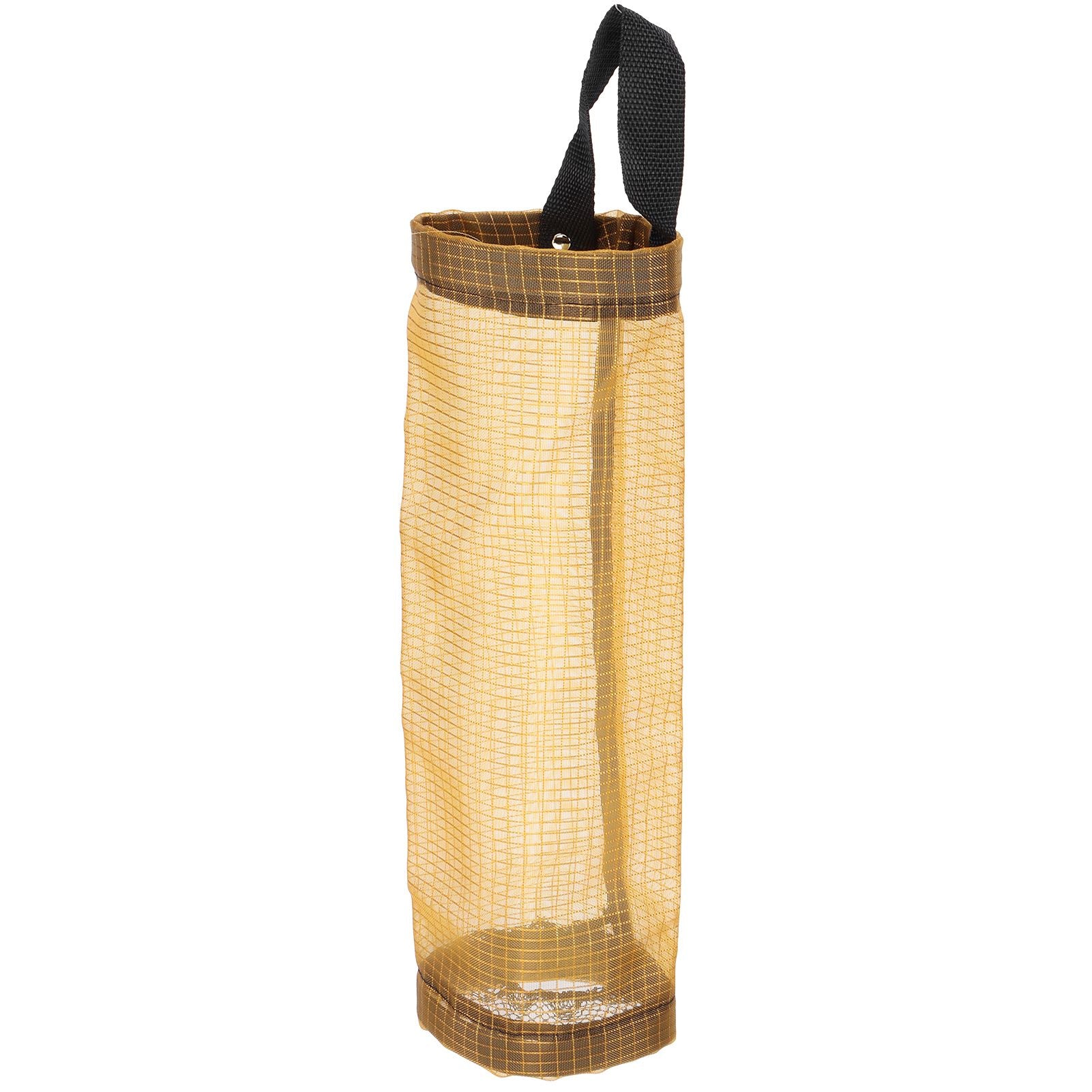 Hanging Garbage Bag Storage Holder Dispenser Grocery Bag Container Kitchen OrganizerYellow L