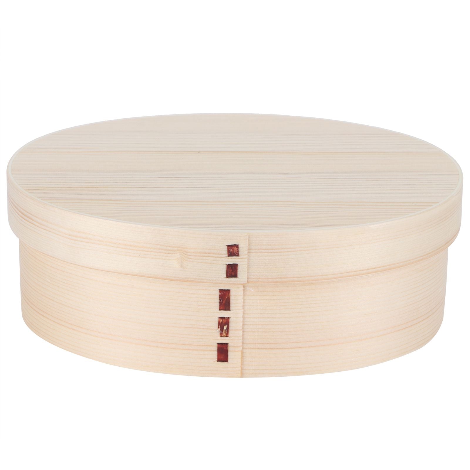17.5x13.5cm Lunch Box Wooden Bento Box Portable Food Container for Students WorkerWood Color