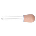 Needle Type Coffee Powder Distributor Wood Handle Coffee Stirrer Distribution Tool(Silver Cover Beech )