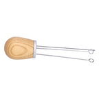 Needle Type Coffee Powder Distributor Wood Handle Coffee Stirrer Distribution Tool(Couverture d'argent Fraxinus )