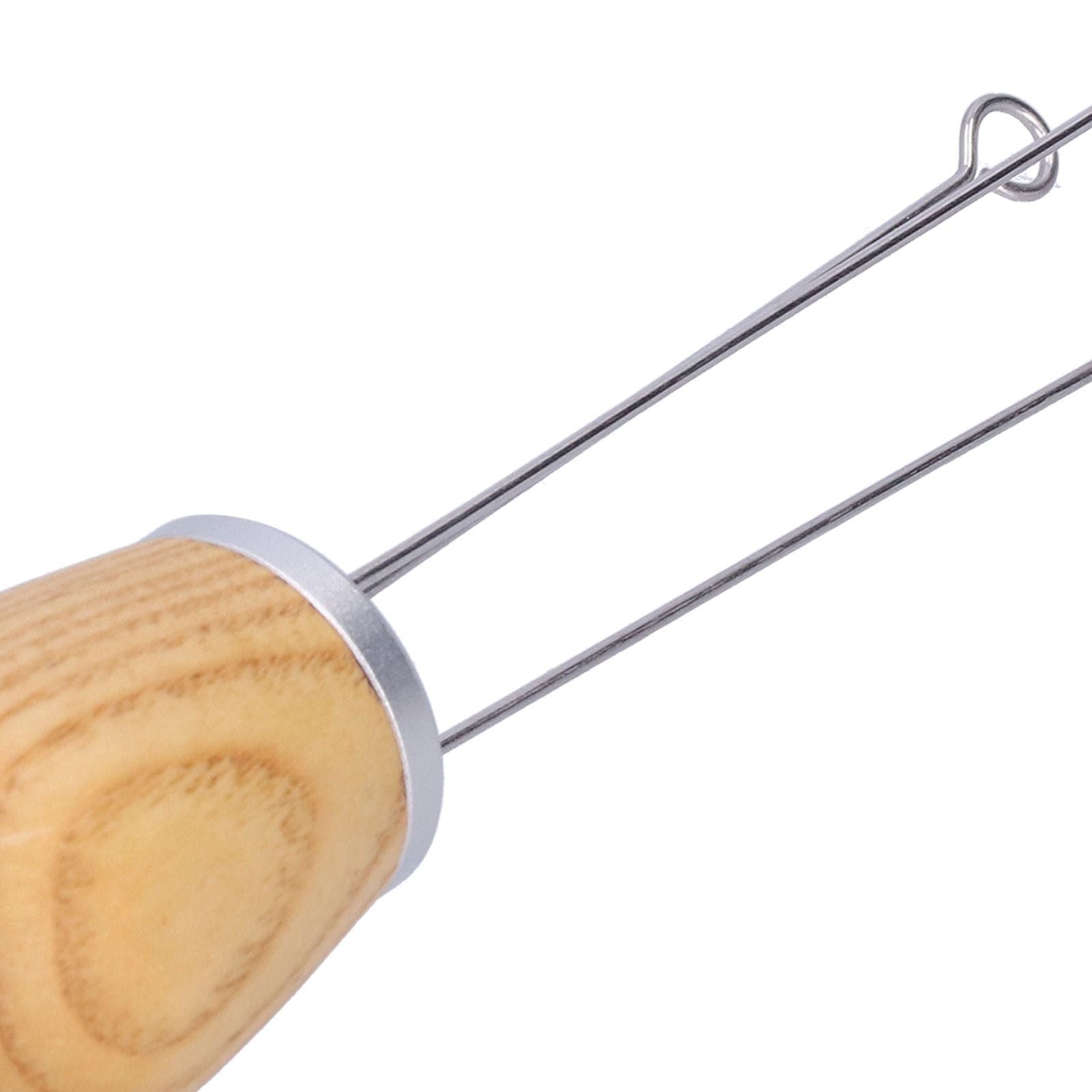 Needle Type Coffee Powder Distributor Wood Handle Coffee Stirrer Distribution Tool(Couverture d'argent Fraxinus )