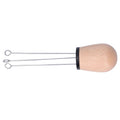 Needle Type Coffee Powder Distributor Wood Handle Coffee Stirrer Distribution Tool(Couverture noire hêtre )