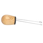 Needle Type Coffee Powder Distributor Wood Handle Coffee Stirrer Distribution Tool(Couverture noire Fraxinus )