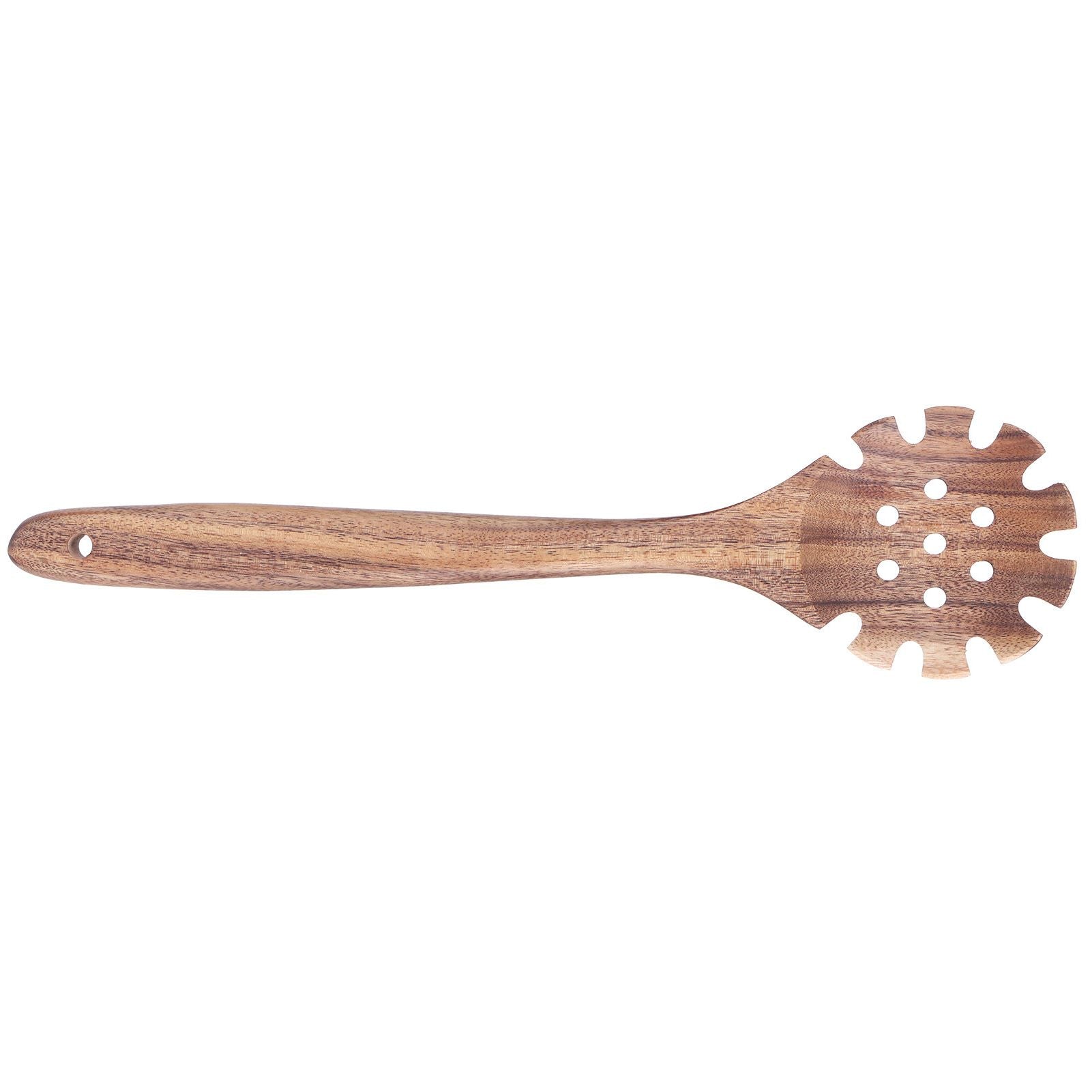 Teak Cooking Spoon Food Grade Natural Wooden Noodle Colander for Cooking Kitchen Use