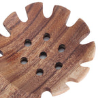 Teak Cooking Spoon Food Grade Natural Wooden Noodle Colander for Cooking Kitchen Use