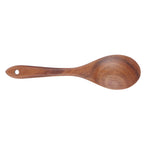 Teak Wood Tableware Food Grade Wooden Kitchen Restaurant Dining Tableware for SaladSpoon