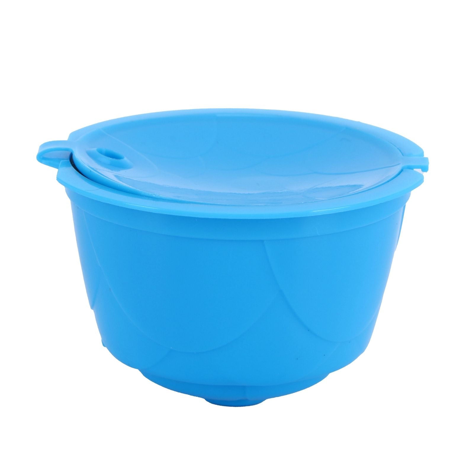 Refillable Coffee Capsule Filter Cup Kit Accessories for DOLCE GUSTO Coffee Machine(Blue 10 Capsules1 Spoon 1 Brush)