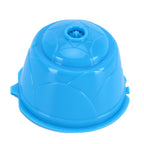 Refillable Coffee Capsule Filter Cup Kit Accessories for DOLCE GUSTO Coffee Machine(Blue 10 Capsules1 Spoon 1 Brush)