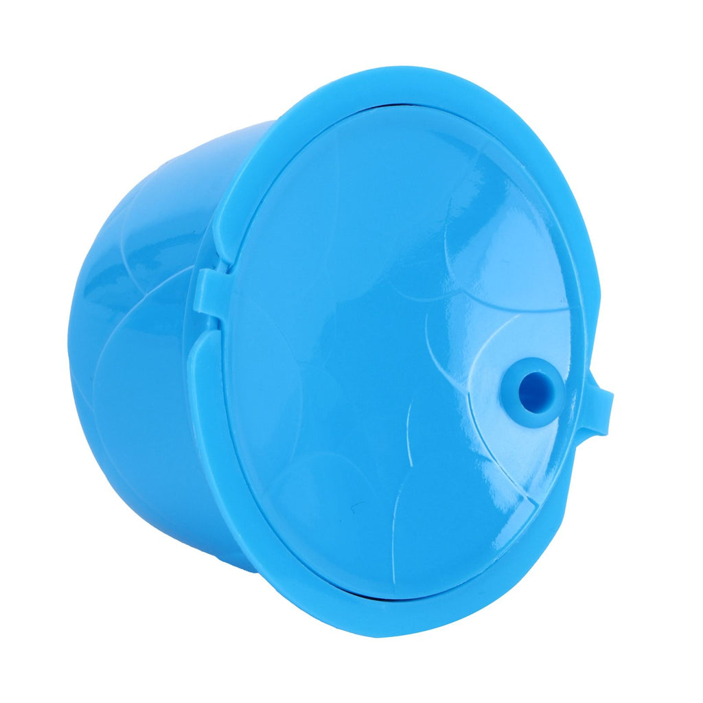 Refillable Coffee Capsule Filter Cup Kit Accessories for DOLCE GUSTO Coffee Machine(Blue 10 Capsules1 Spoon 1 Brush)