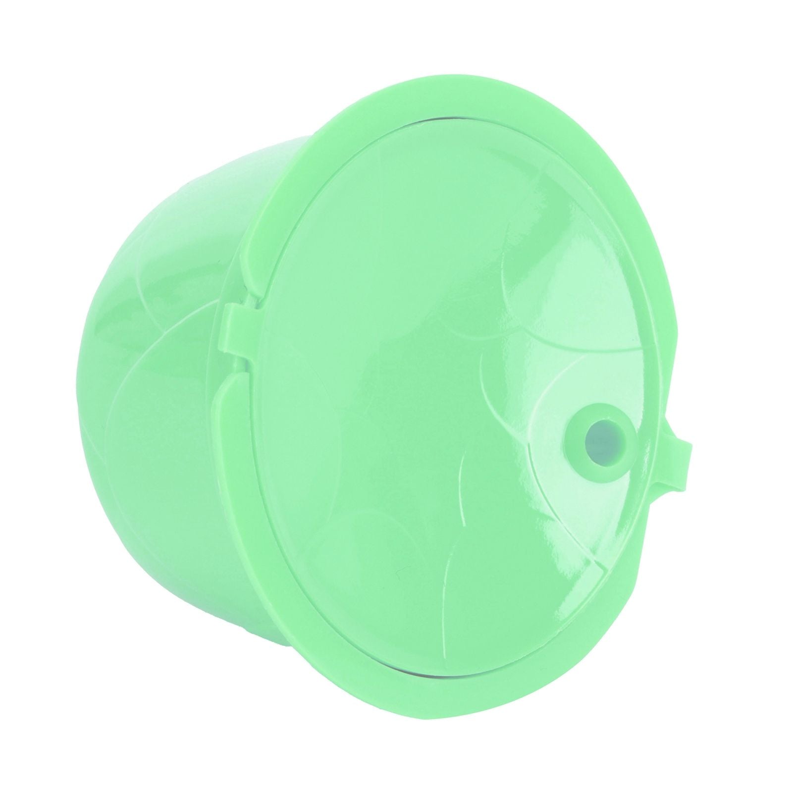 Coffee Capsule Set Stainless Steel Coffee Filter Cup for DOLCE GUSTO Coffee Machine(Green 10 Capsules1 Spoon 1 Brush)
