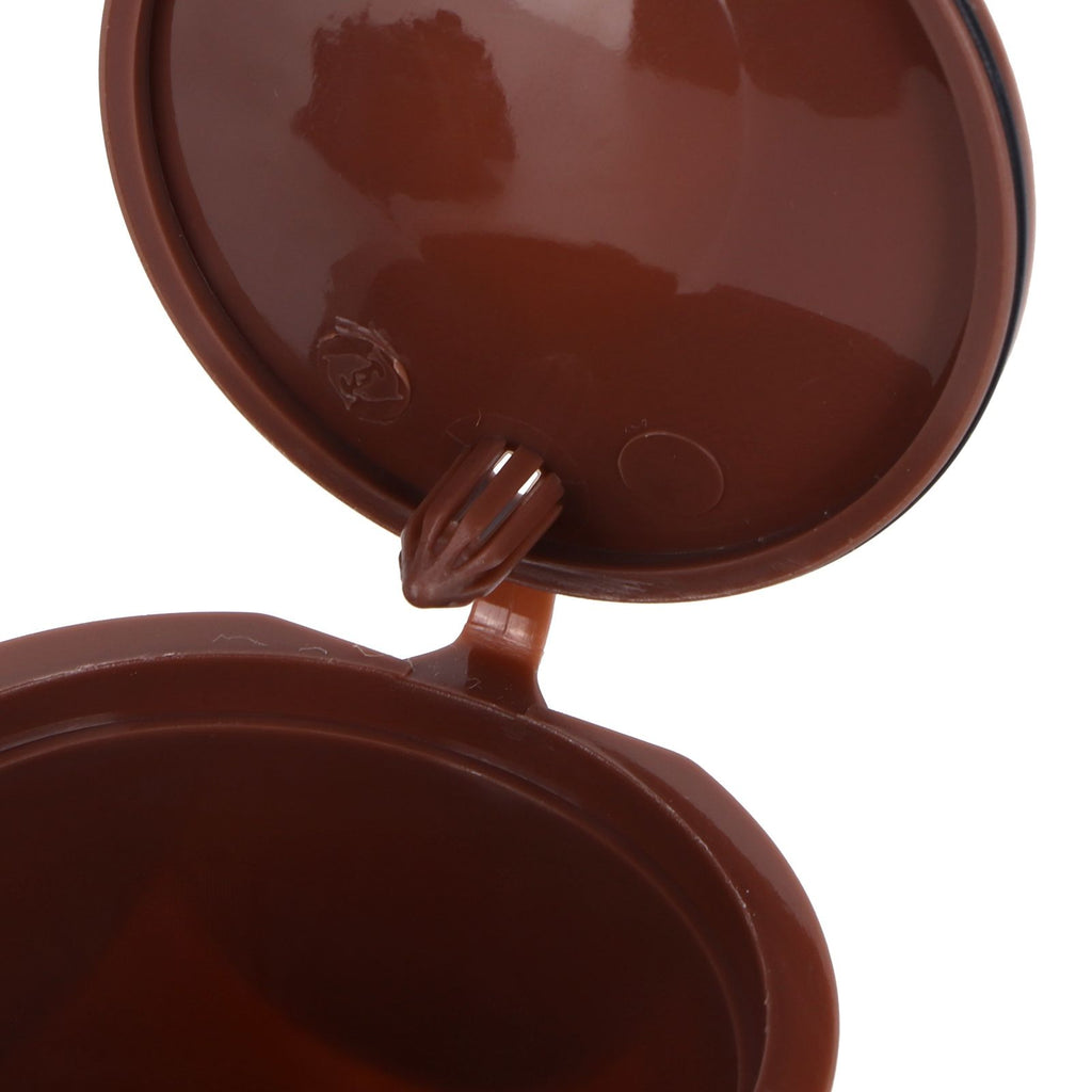 Coffee Capsules Reusable Refillable Coffee Cup Filter Kit Fit for DOLCE GUSTO Machine(Coffee 3 Capsules1 Spoon 1 Brush)