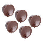 Coffee Capsules Reusable Refillable Coffee Cup Filter Kit Fit for DOLCE GUSTO Machine(Coffee 5 Capsules1 Spoon 1 Brush)