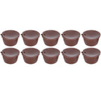 Coffee Capsules Reusable Refillable Coffee Cup Filter Kit Fit for DOLCE GUSTO Machine(Coffee 10 Capsules1 Spoon 1 Brush)