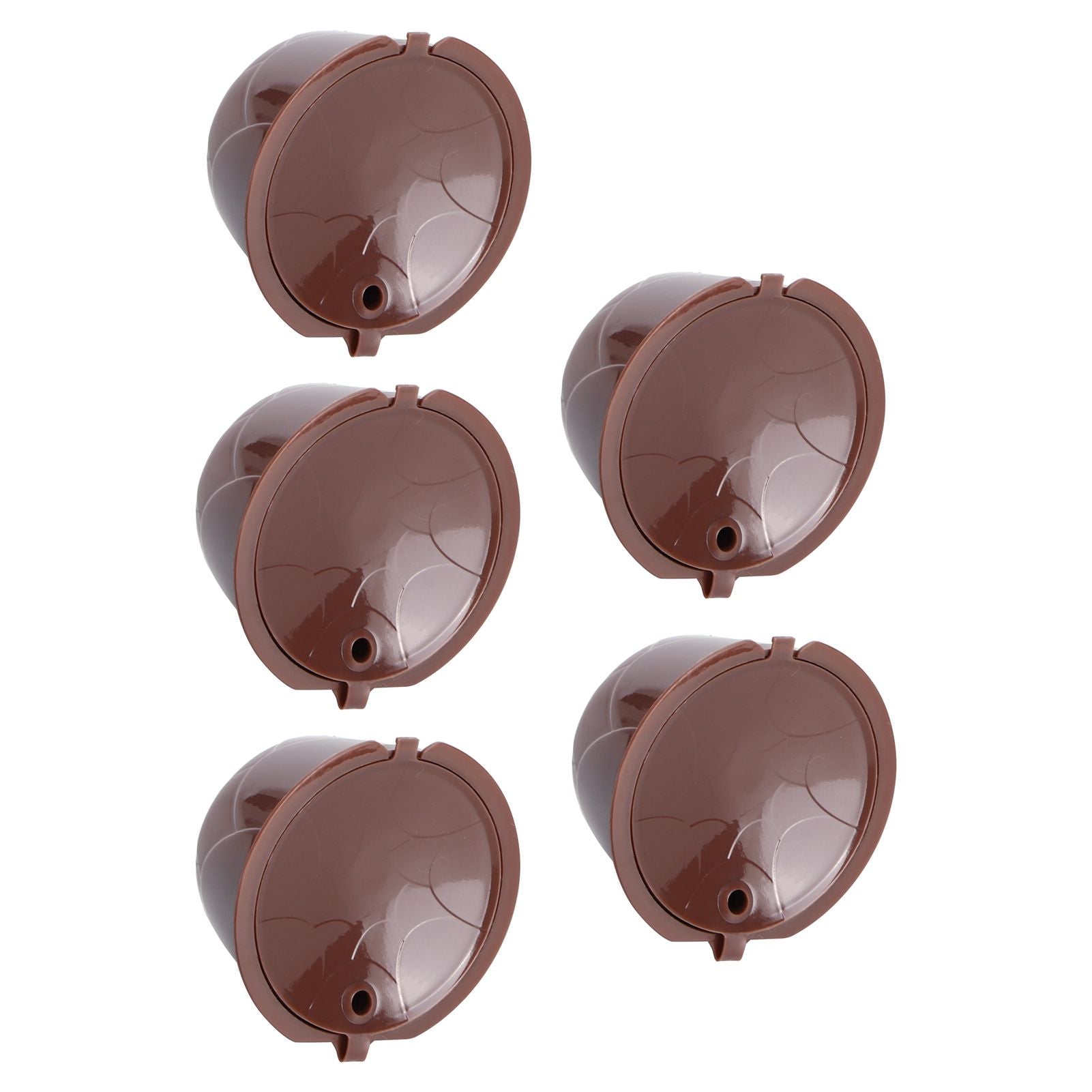 Coffee Capsules Reusable Refillable Coffee Cup Filter Kit Fit for DOLCE GUSTO Machine(Coffee 10 Capsules1 Spoon 1 Brush)