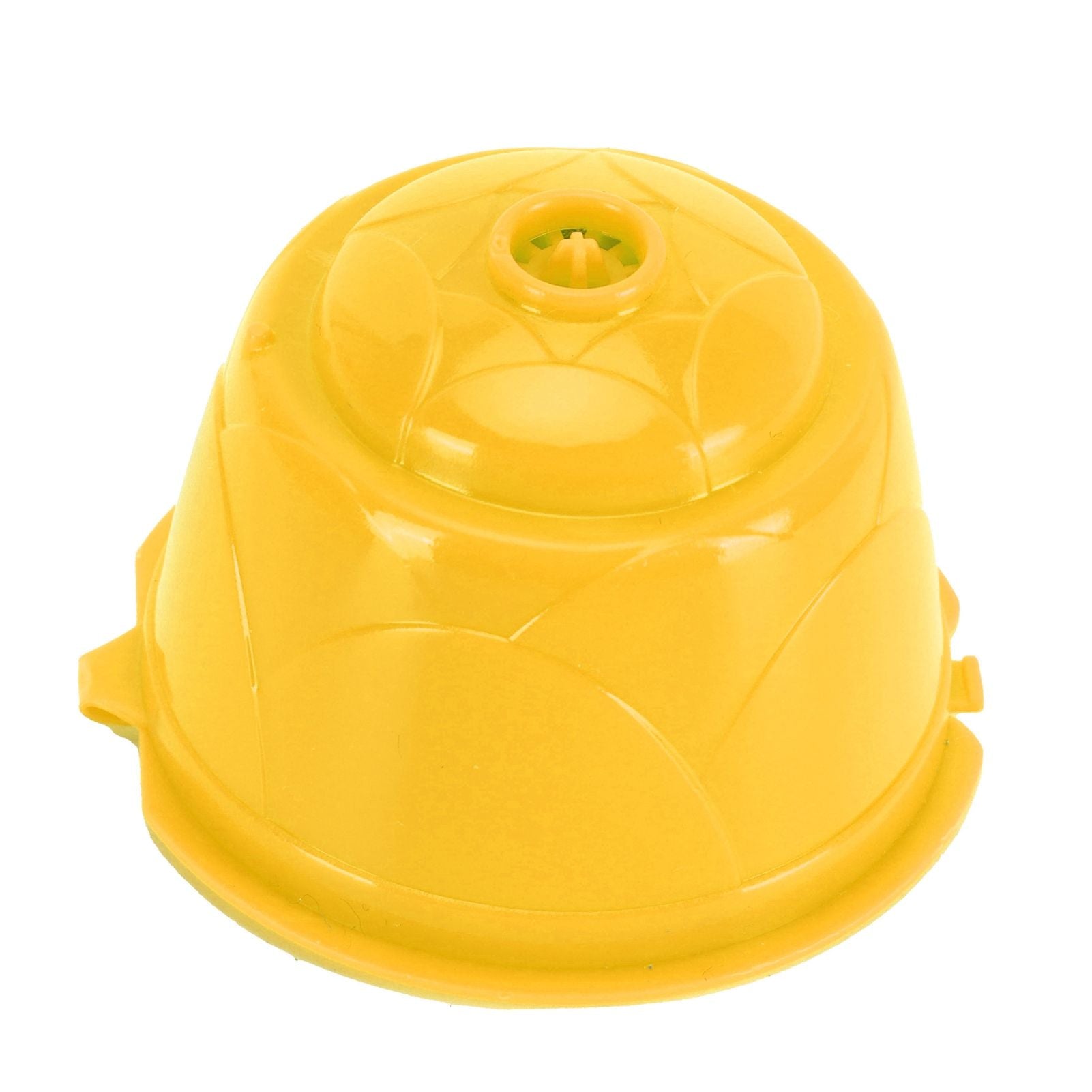 Coffee Machine Capsule Kit Reusable Coffee Filter Cup Accessories Fit for DOLCE GUSTO(Yellow 3 Capsules1 Spoon 1 Brush)