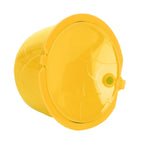 Coffee Machine Capsule Kit Reusable Coffee Filter Cup Accessories Fit for DOLCE GUSTO(Yellow 5 Capsules1 Spoon 1 Brush)