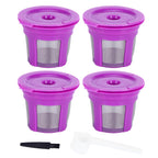 Coffee Capsule Brush Spoon Set Reusable Coffee Making Filter Cup for KEURIG 2.0 1.04Pcs