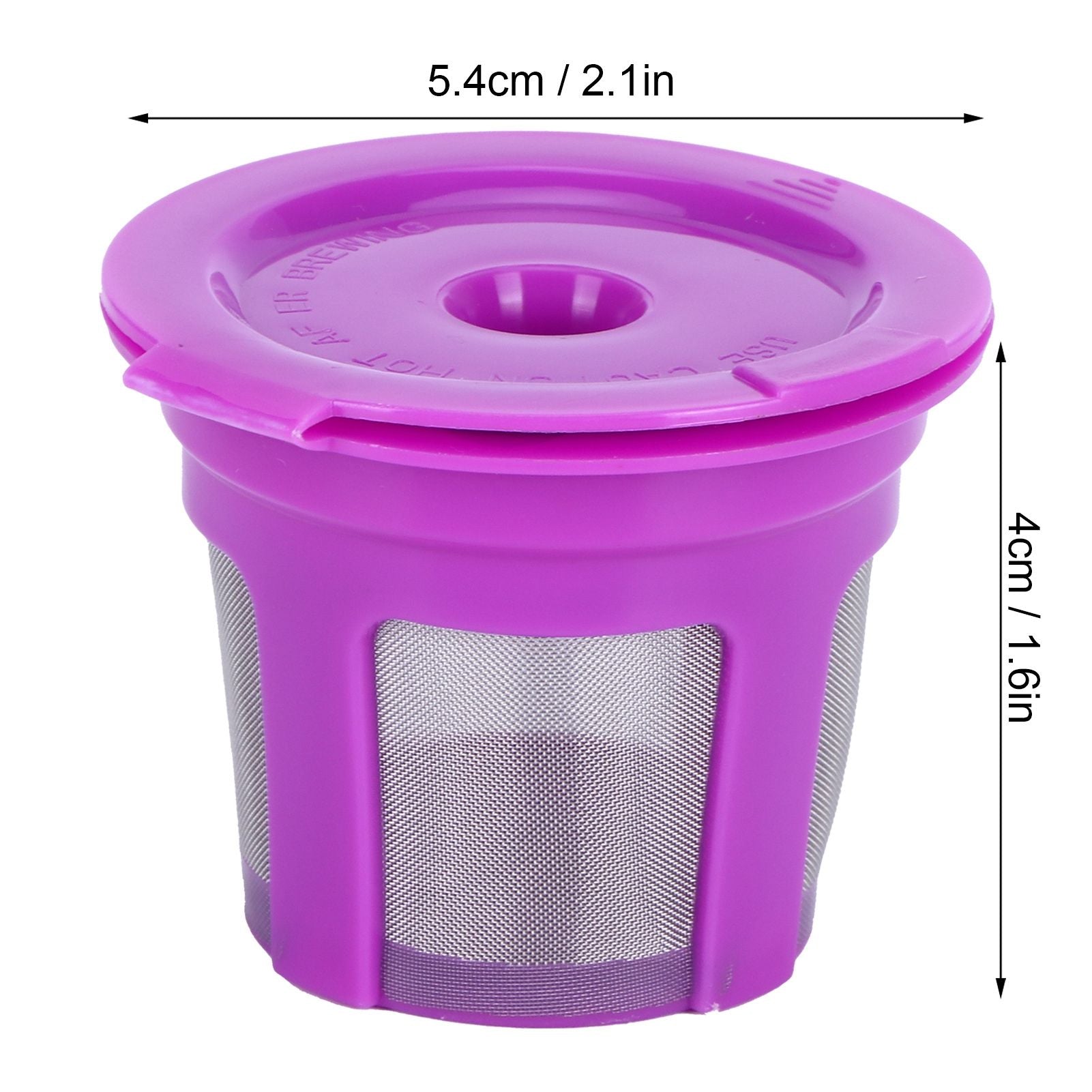 Coffee Capsule Brush Spoon Set Reusable Coffee Making Filter Cup for KEURIG 2.0 1.06Pcs