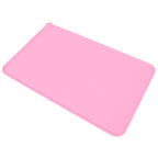 Pet Food Pad Silicone Waterproof Non Slip Bowl Drinking Feeding Mat Placemat for Dog Cat(Red )