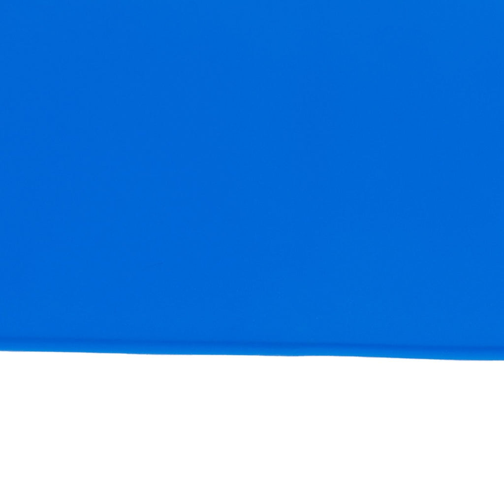Pet Food Pad Silicone Waterproof Non Slip Bowl Drinking Feeding Mat Placemat for Dog Cat(Blue )