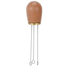Needle Type Coffee Wooden Powder Dispenser Coffee Stirrer with Handle for Stiring CoffeeGolden