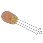 Needle Type Coffee Wooden Powder Dispenser Coffee Stirrer with Handle for Stiring CoffeeGolden