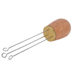 Needle Type Coffee Wooden Powder Dispenser Coffee Stirrer with Handle for Stiring CoffeeGolden