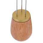 Needle Type Coffee Wooden Powder Dispenser Coffee Stirrer with Handle for Stiring CoffeeGolden