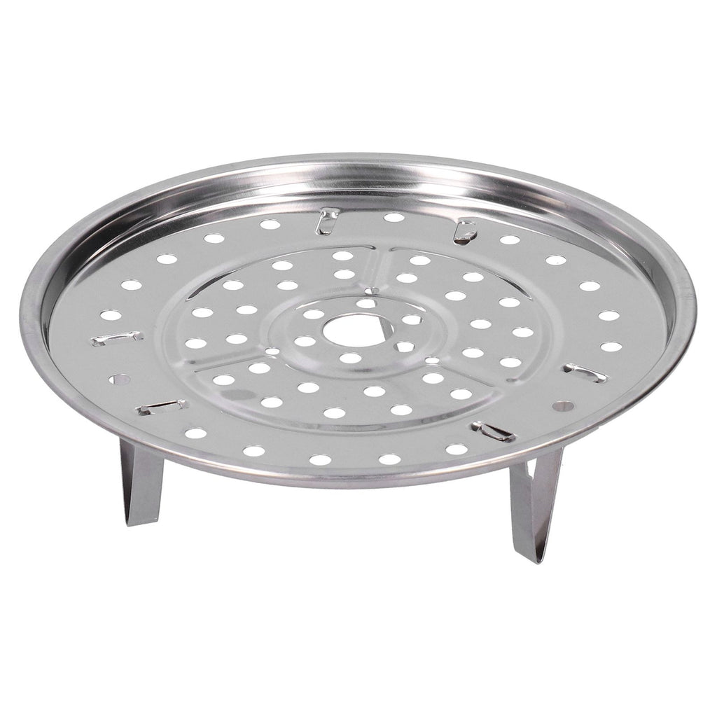 Stainless Steel Heat Resistant Steaming Rack Tripod Design Non Stick Rack for Food Cake(23.5CM )