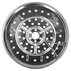 Stainless Steel Heat Resistant Steaming Rack Tripod Design Non Stick Rack for Food Cake(23.5CM )
