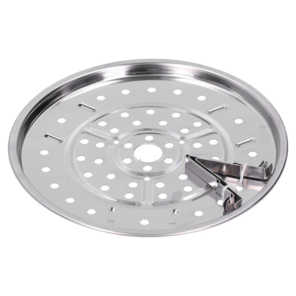 Stainless Steel Heat Resistant Steaming Rack Tripod Design Non Stick Rack for Food Cake(23.5CM )
