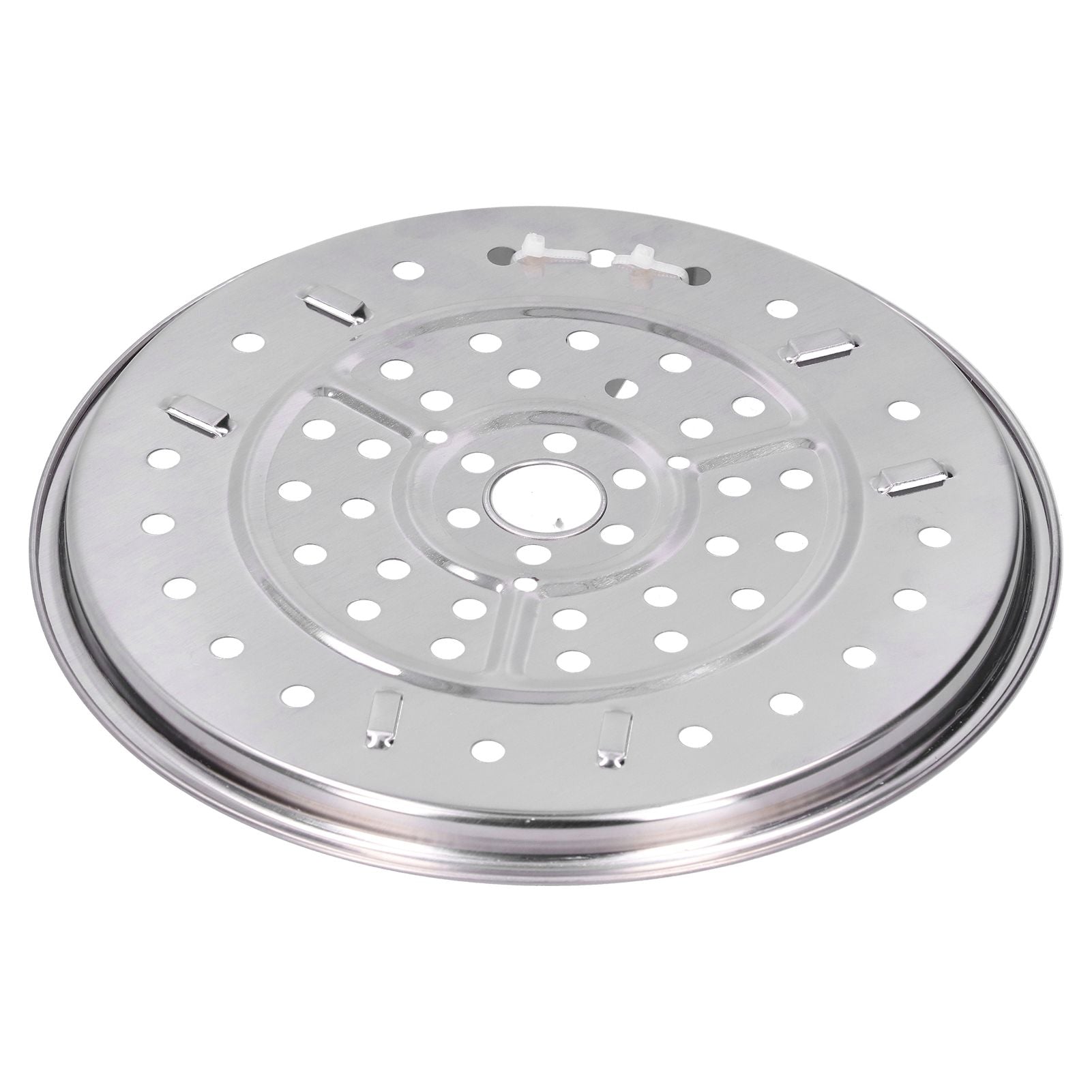 Stainless Steel Heat Resistant Steaming Rack Tripod Design Non Stick Rack for Food Cake(23.5CM )