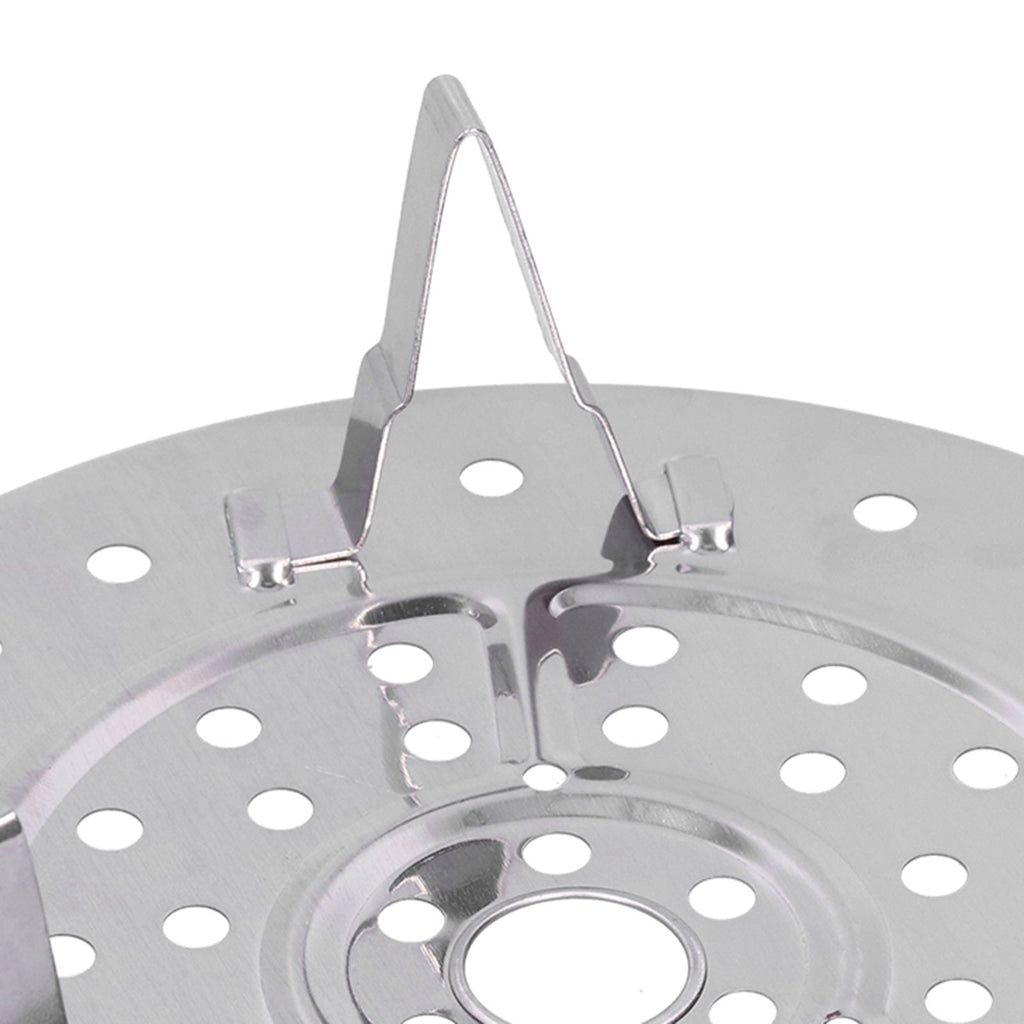 Stainless Steel Heat Resistant Steaming Rack Tripod Design Non Stick Rack for Food Cake(23.5CM )