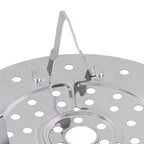 Stainless Steel Heat Resistant Steaming Rack Tripod Design Non Stick Rack for Food Cake(23.5CM )