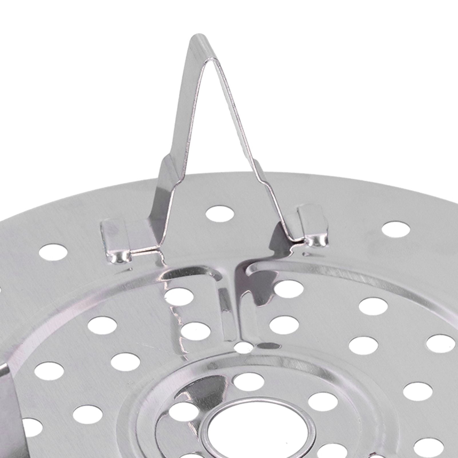 Stainless Steel Heat Resistant Steaming Rack Tripod Design Non Stick Rack for Food Cake(23.5CM )
