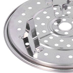 Stainless Steel Heat Resistant Steaming Rack Tripod Design Non Stick Rack for Food Cake(23.5CM )