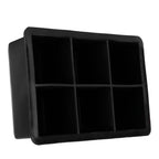 6‑Grid Silicone Square Ice Mold Food Grade Ice Cubes Tray Making Mold for Home Kitchen