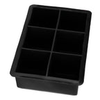 6‑Grid Silicone Square Ice Mold Food Grade Ice Cubes Tray Making Mold for Home Kitchen