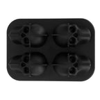 Distinctive Skull Shape Ice Mold Silicone Irregular Ice Cubes Tray for Home Bar Party Summer
