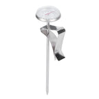 Coffee Thermometer Milk Frothing Dial Pointer Temperature Meter with Hook Kitchen Tool