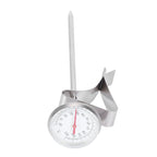 Coffee Thermometer Milk Frothing Dial Pointer Temperature Meter with Hook Kitchen Tool
