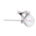 Coffee Thermometer Milk Frothing Dial Pointer Temperature Meter with Hook Kitchen Tool