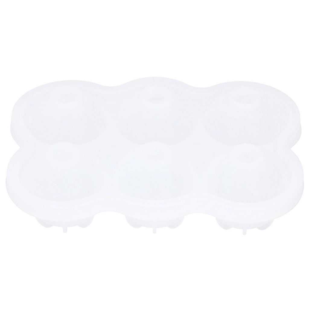 6‑Grid Silicone Ice Ball Mold with Leaking Hole Round Ice Tray for Kitchen Home Bar