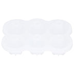 6‑Grid Silicone Ice Ball Mold with Leaking Hole Round Ice Tray for Kitchen Home Bar