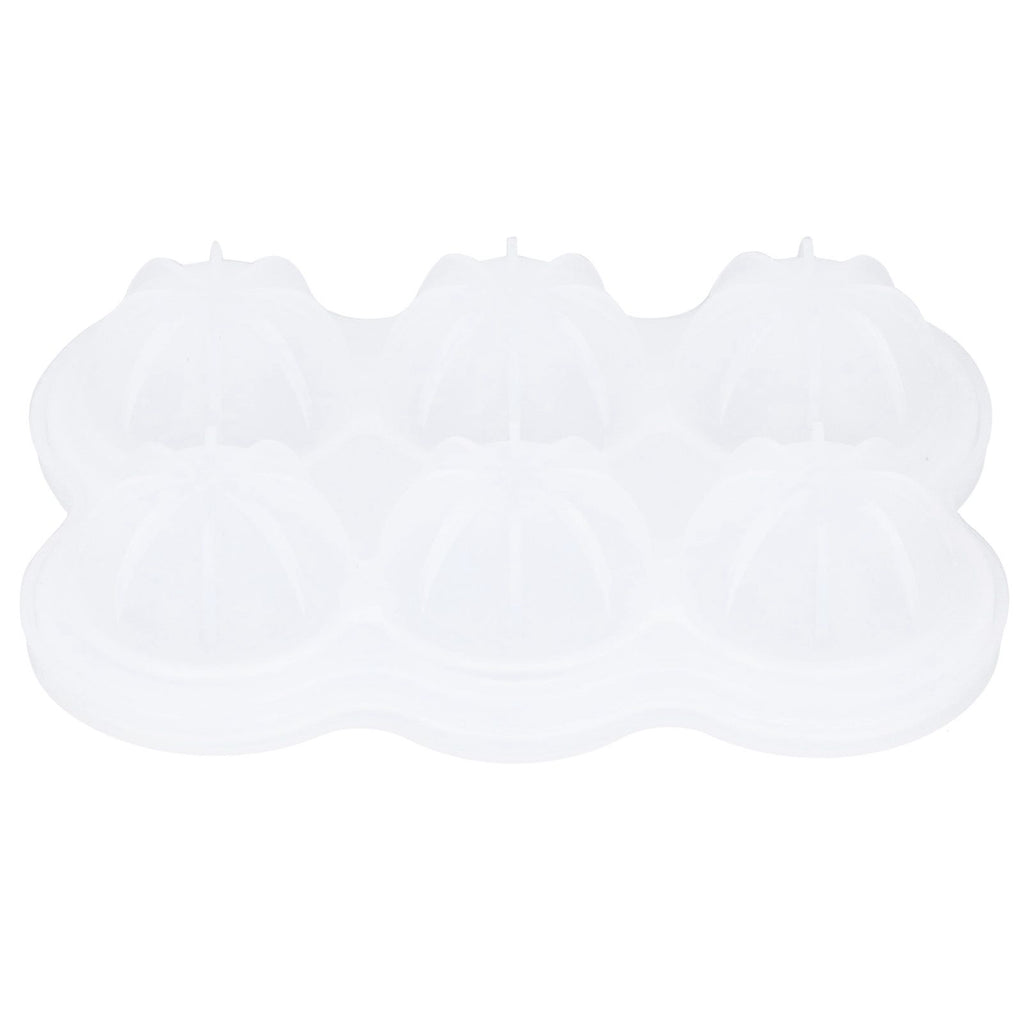 6‑Grid Silicone Ice Ball Mold with Leaking Hole Round Ice Tray for Kitchen Home Bar