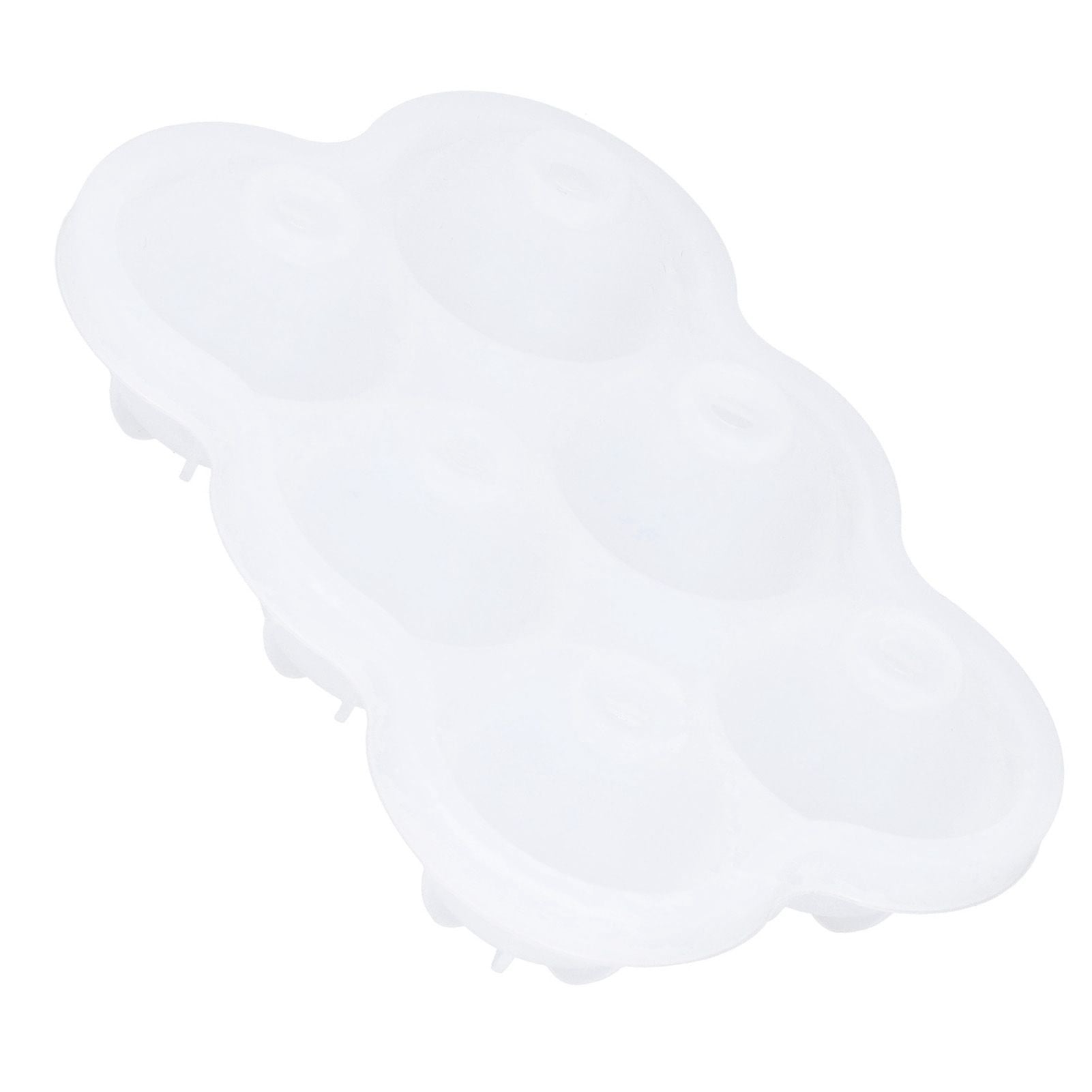 6‑Grid Silicone Ice Ball Mold with Leaking Hole Round Ice Tray for Kitchen Home Bar