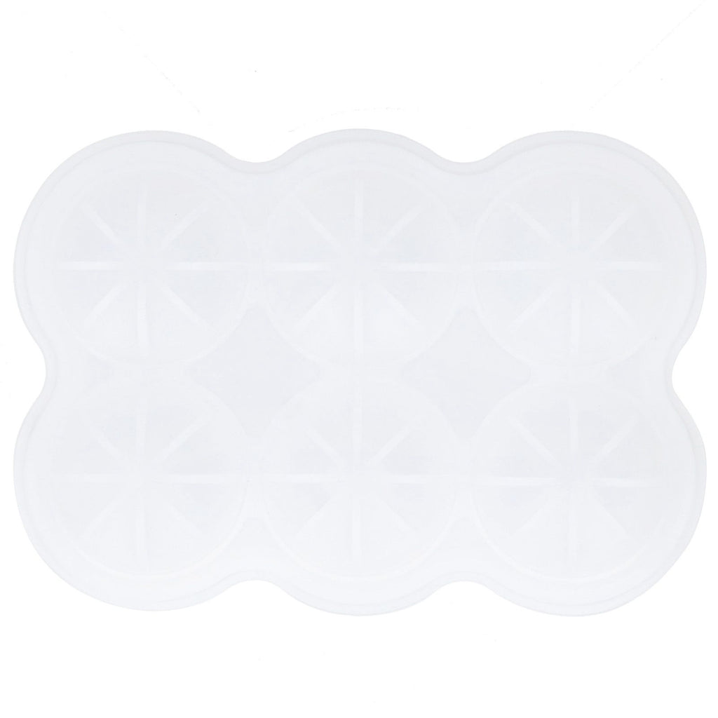 6‑Grid Silicone Ice Ball Mold with Leaking Hole Round Ice Tray for Kitchen Home Bar