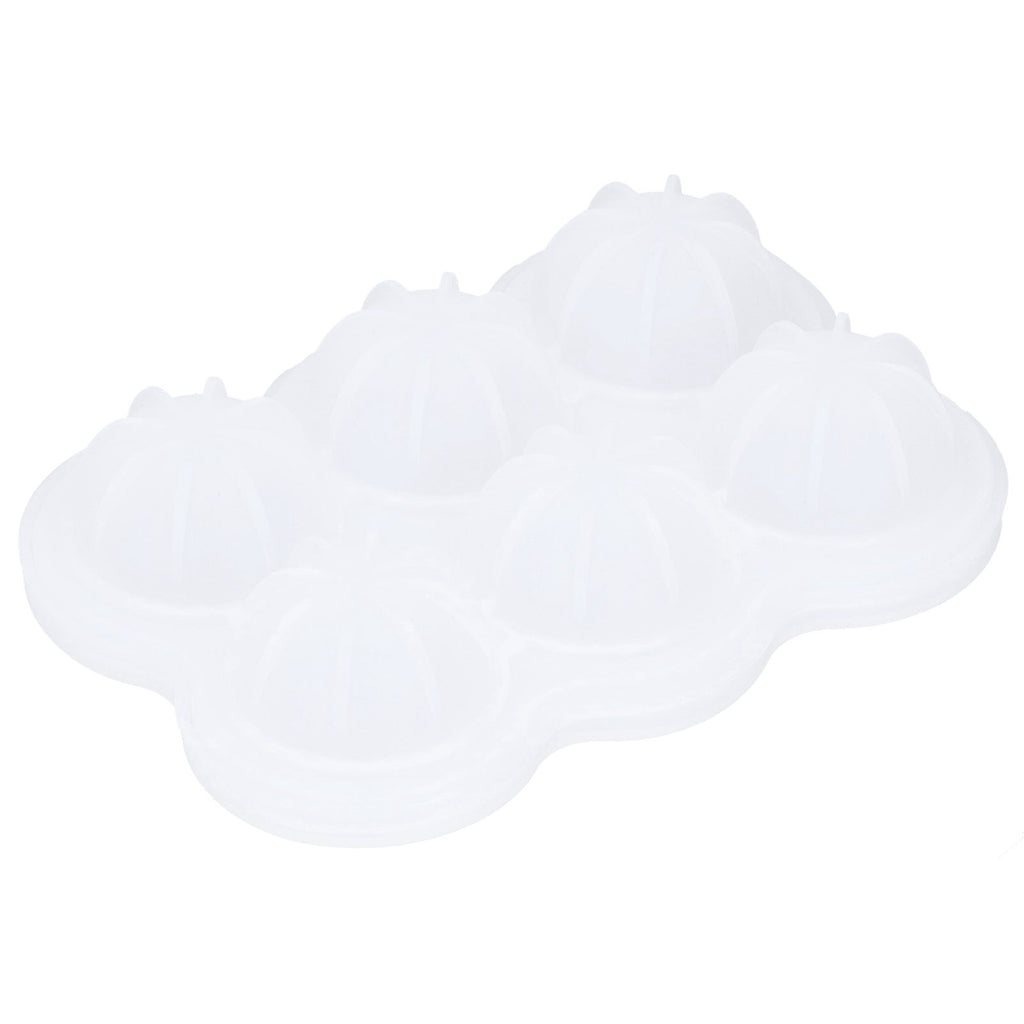 6‑Grid Silicone Ice Ball Mold with Leaking Hole Round Ice Tray for Kitchen Home Bar